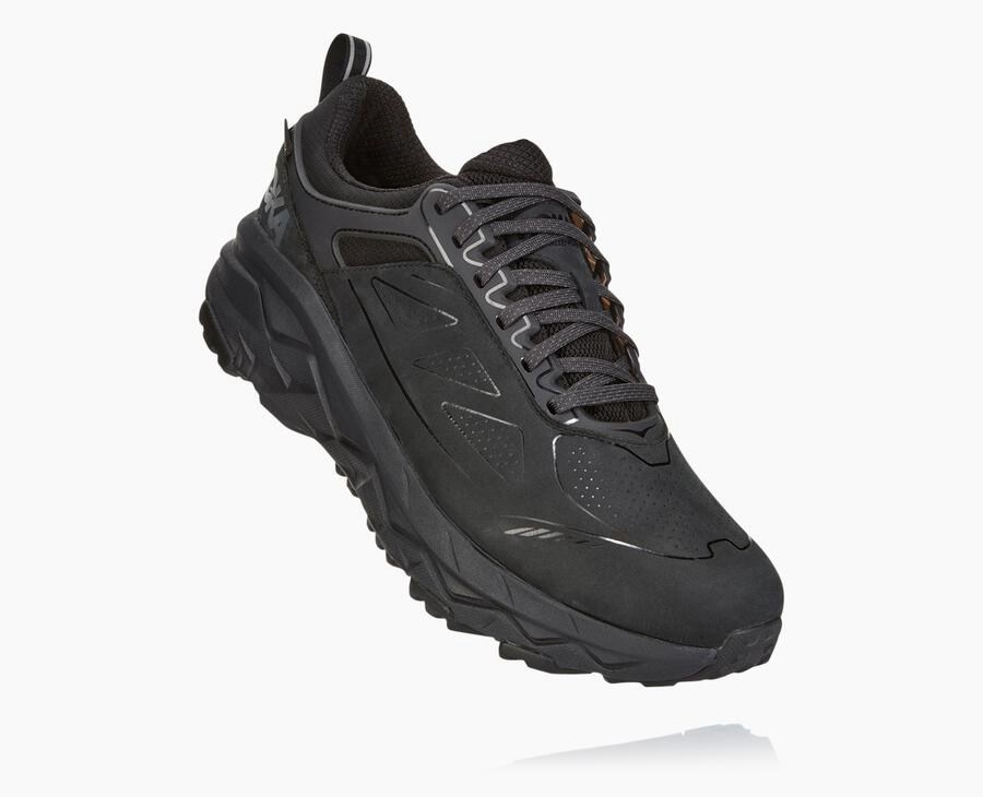 Hoka One One Challenger Low Gore-Tex - Men Trail Shoes - Black,Australia RHE-751408